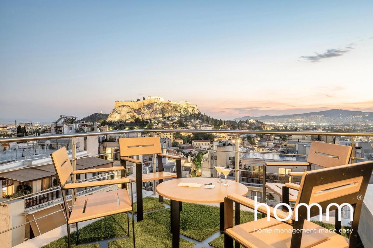 Ll Extraordinary Homm Suites Acropolis & Lycabettus Views With Jacuzzi Athens Exterior photo
